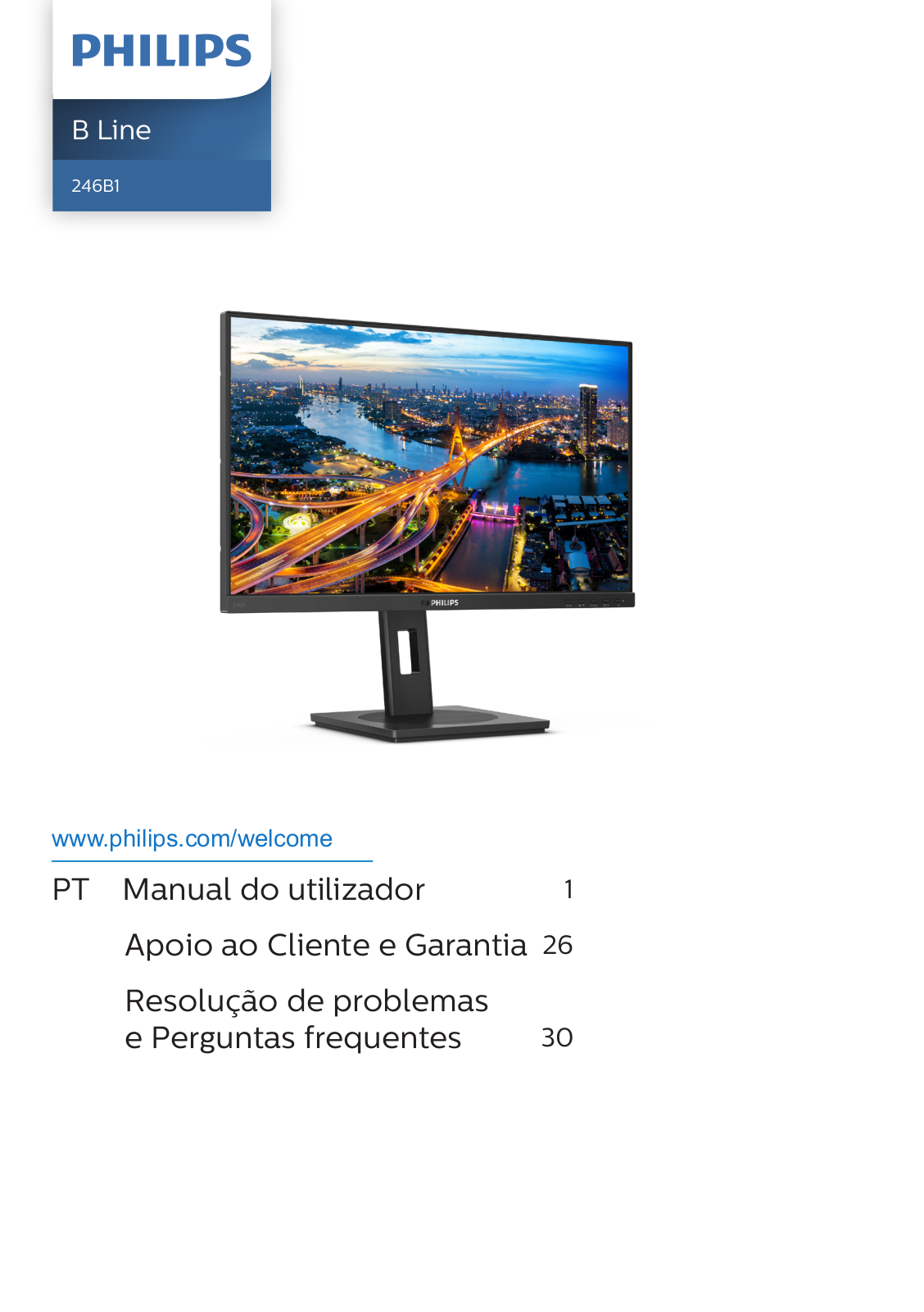 Philips 246B1/01, 246B1/00 user manual