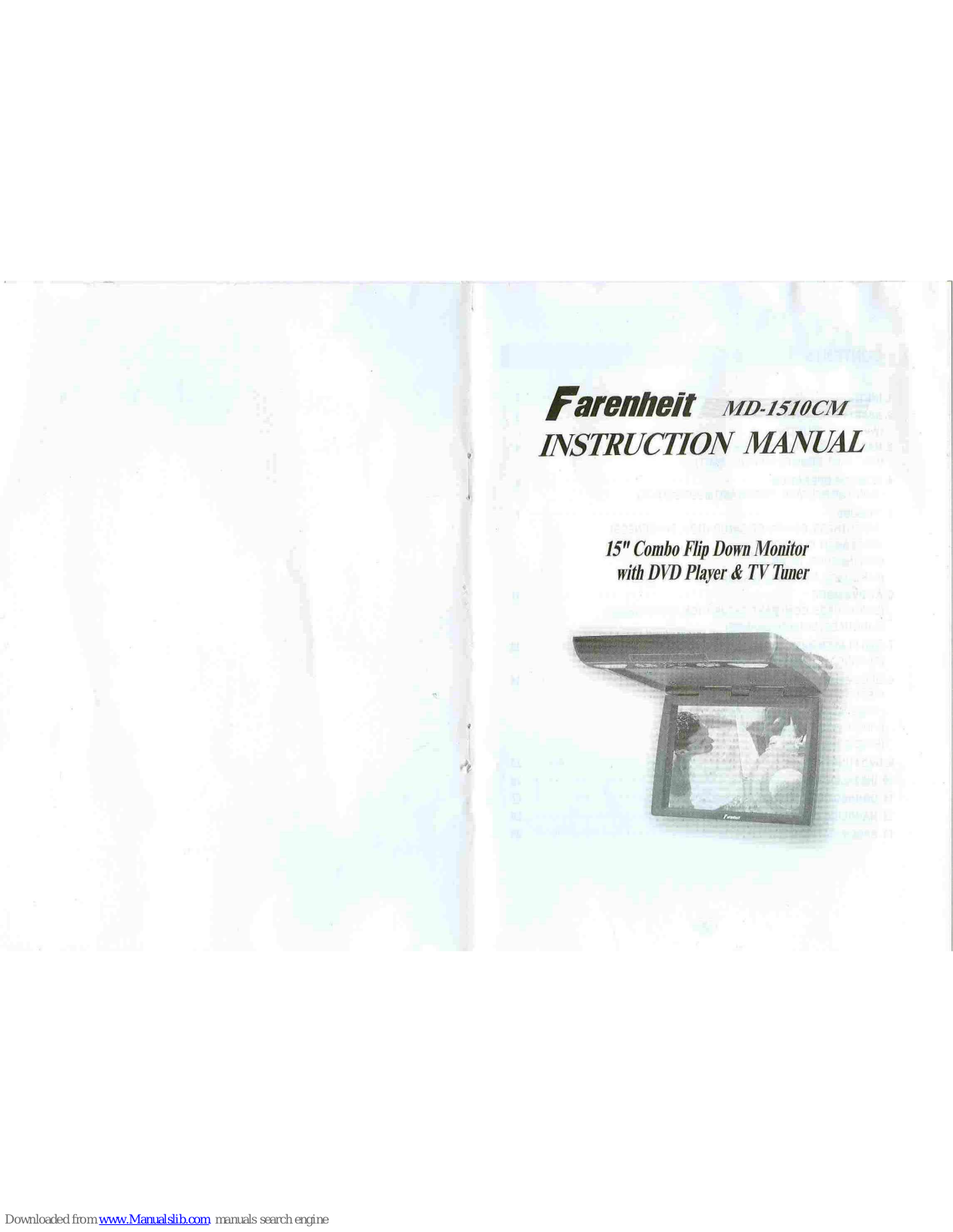 Farenheit MD-1510CM Instruction Manual