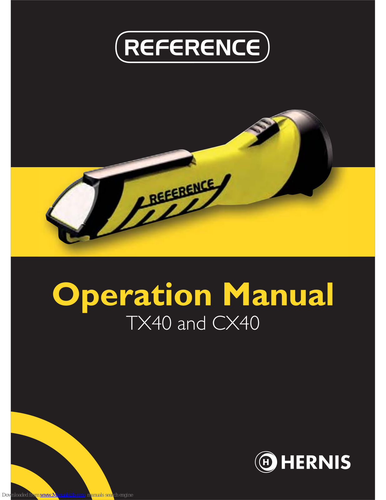 Hernis TX40, CX40 Operation Manual - ManualMachine.com