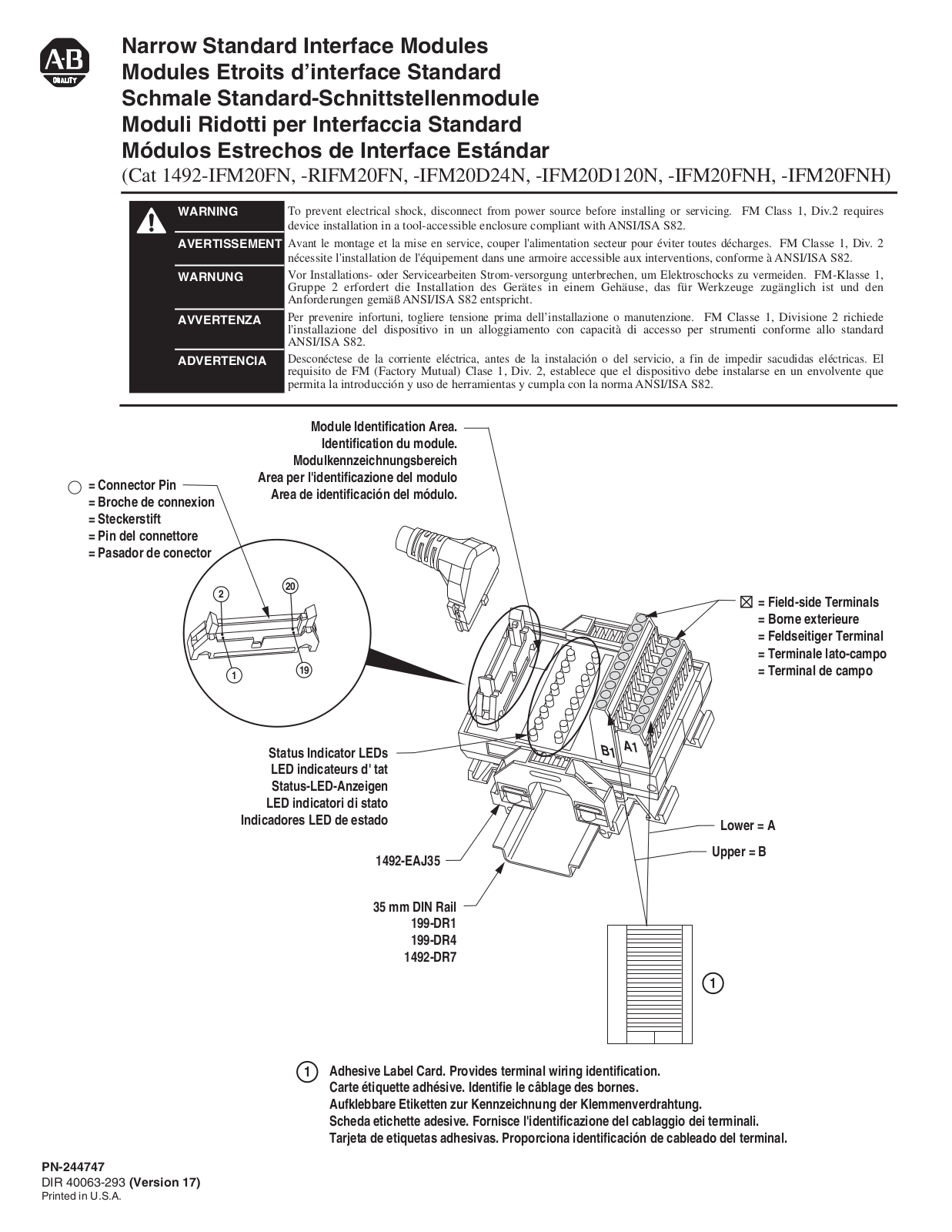 Rockwell Automation 1492 User Manual