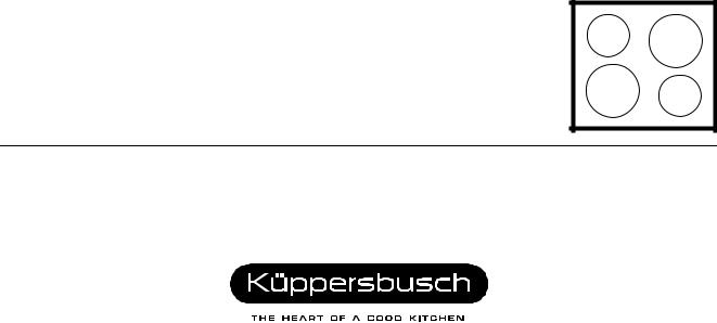 Kuppersbusch USA EKS 604.2, EKS 804.2 User Manual