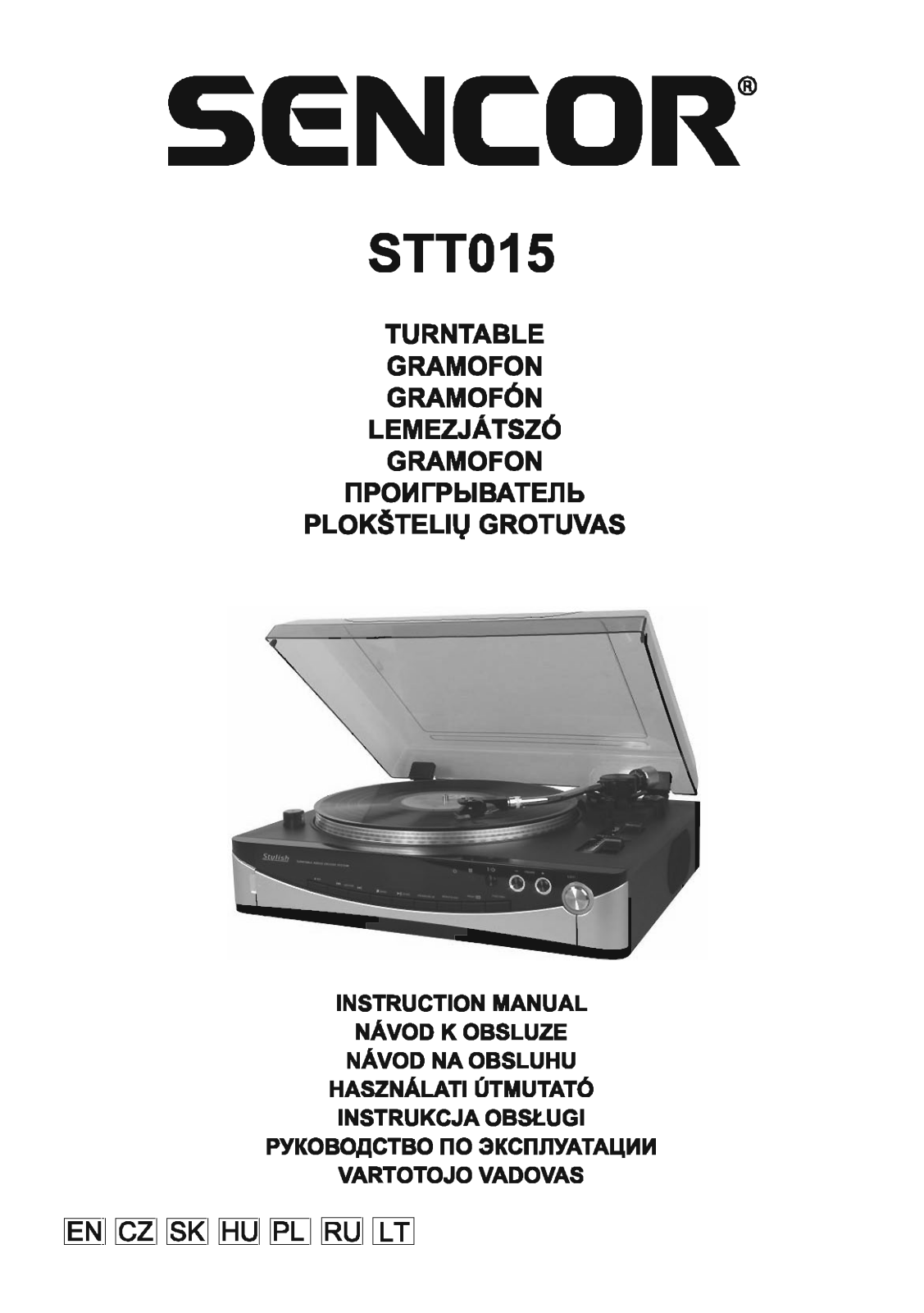Sencor STT 015 User Manual