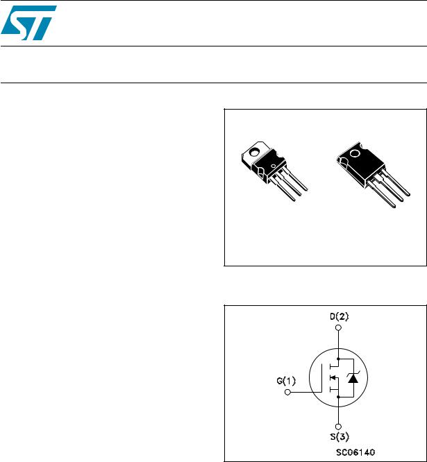 STMicroelectronics STP4N150, STW4N150 Technical data