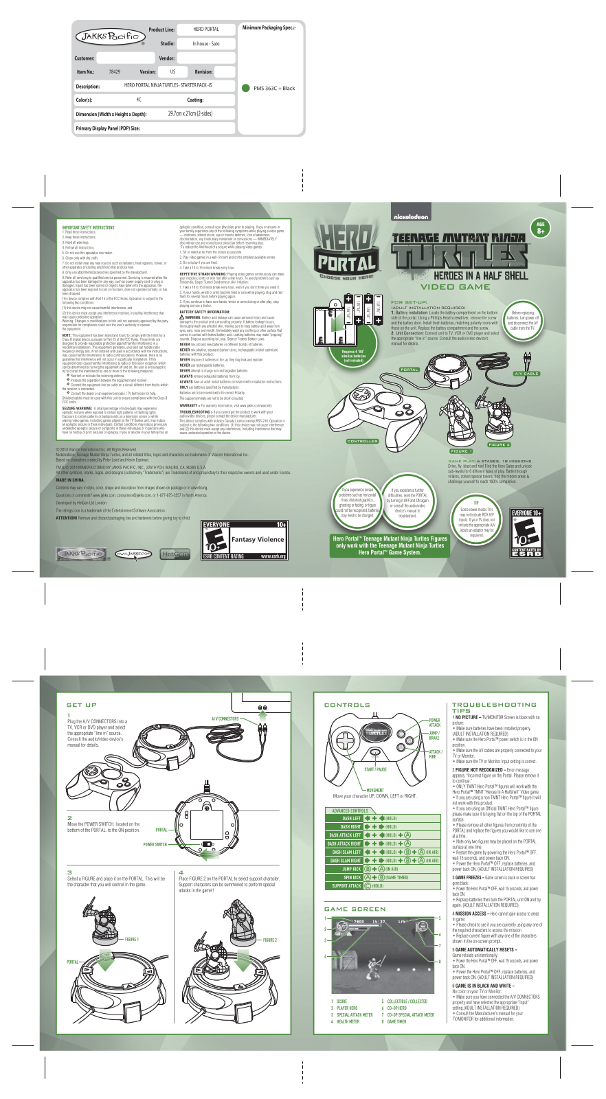 Jakks Pacific 78429 User Manual