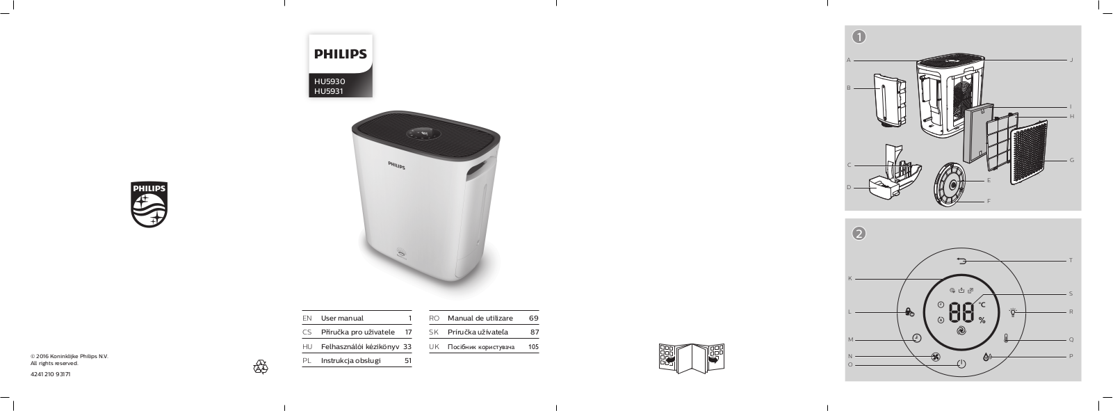 Philips HU5930-10 Operating Instructions