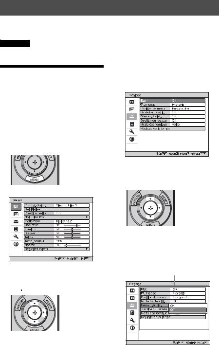 Sony VPL-HW65ES Operating Manual