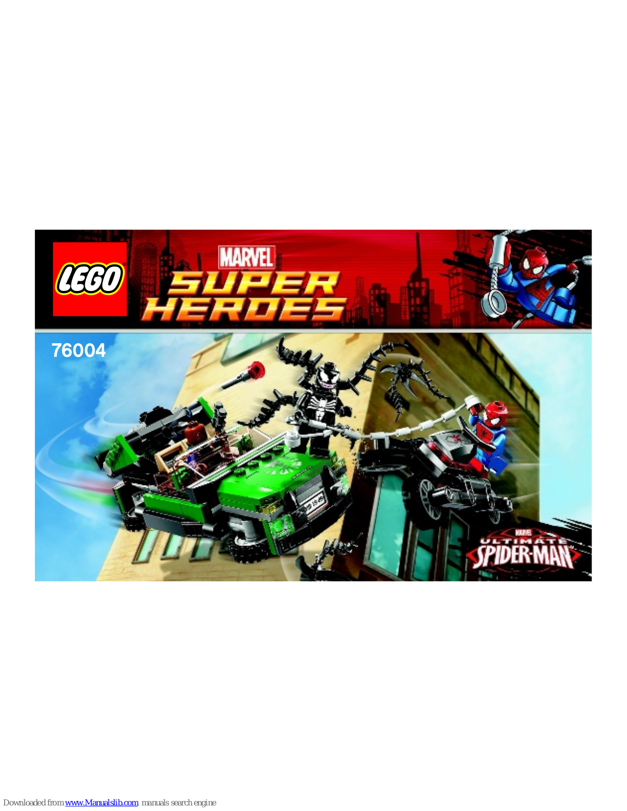 LEGO Marvel super heroes 76004, The Lone Ranger 79108 Assembly Instructions Manual