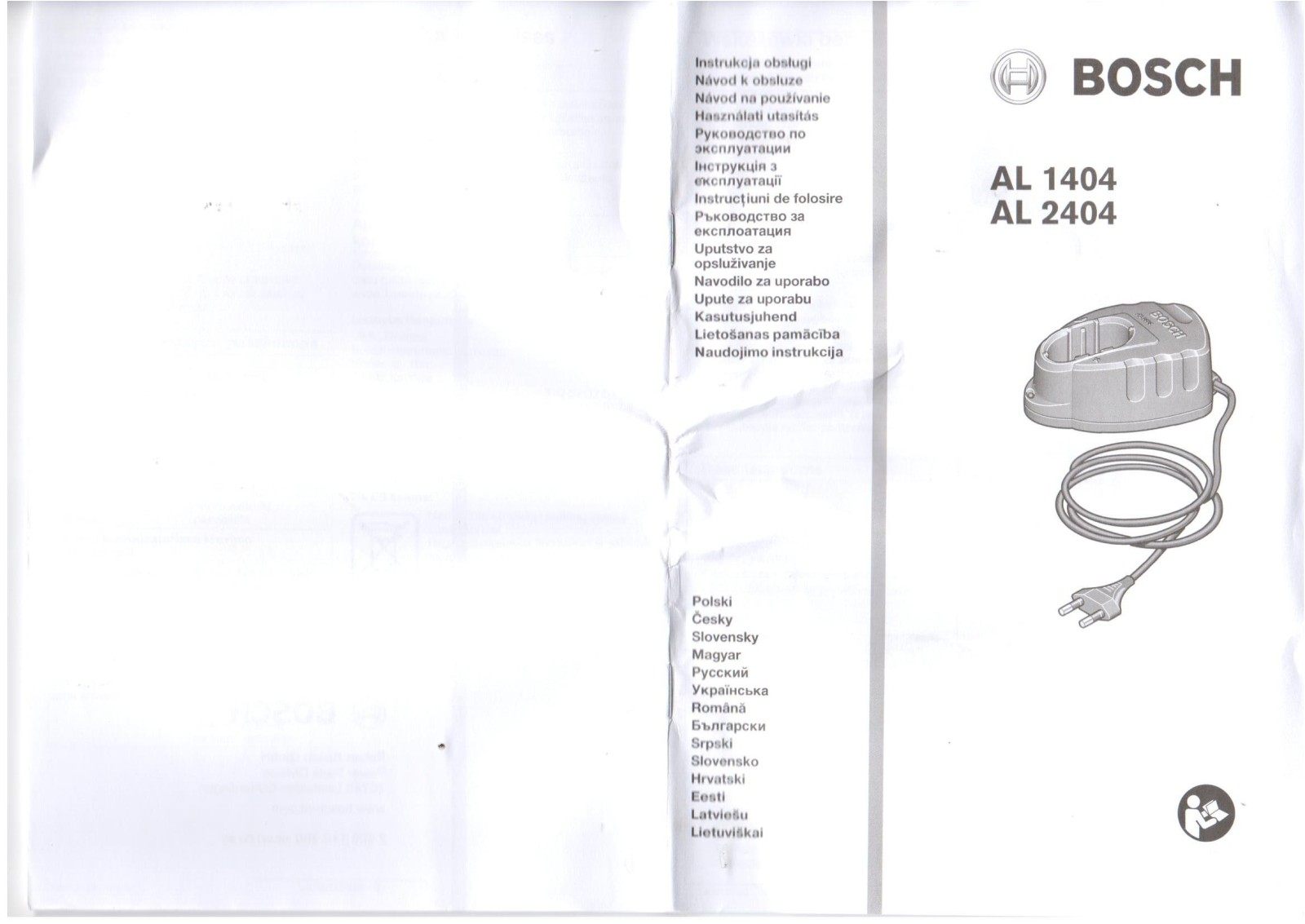 Bosch AL 2404 MV User Manual