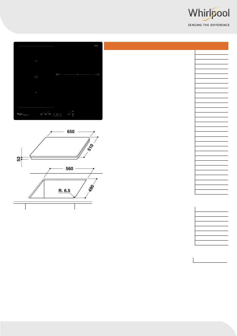 Whirlpool ACM 825/NE/IXL Product information