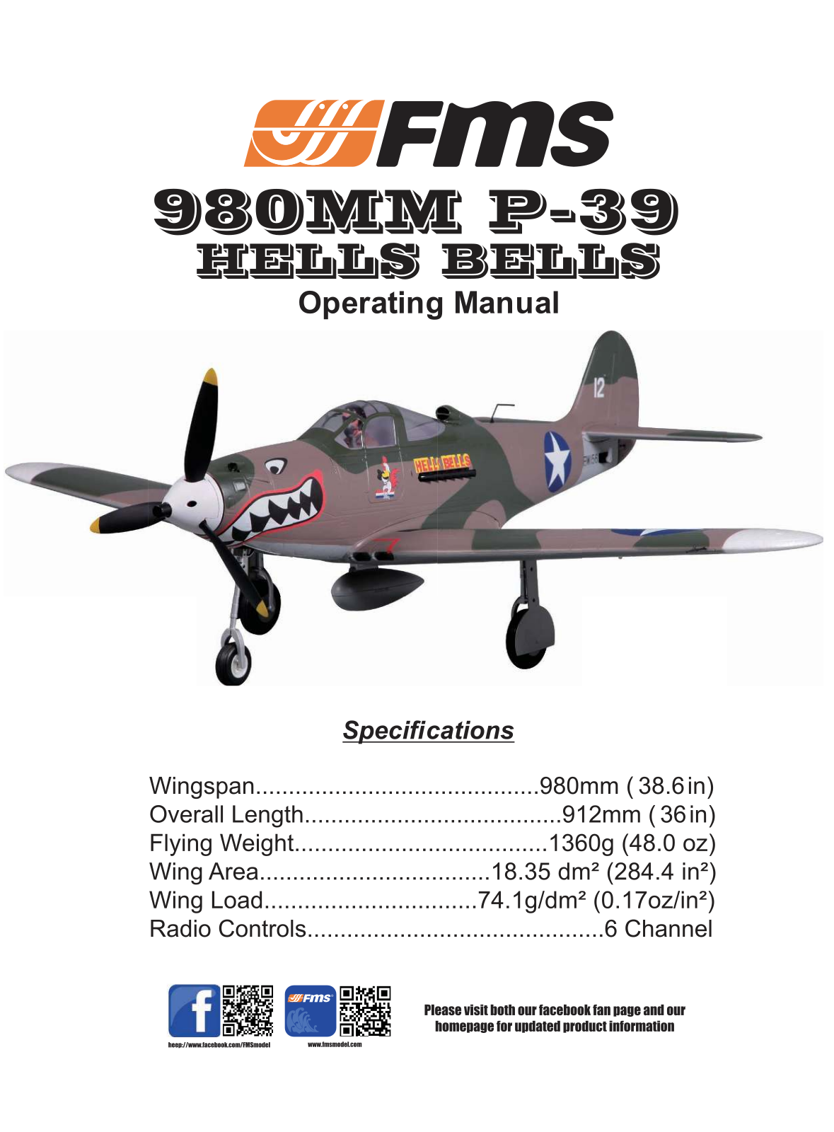fms P-39 Hells Bells User guide - ManualMachine.com