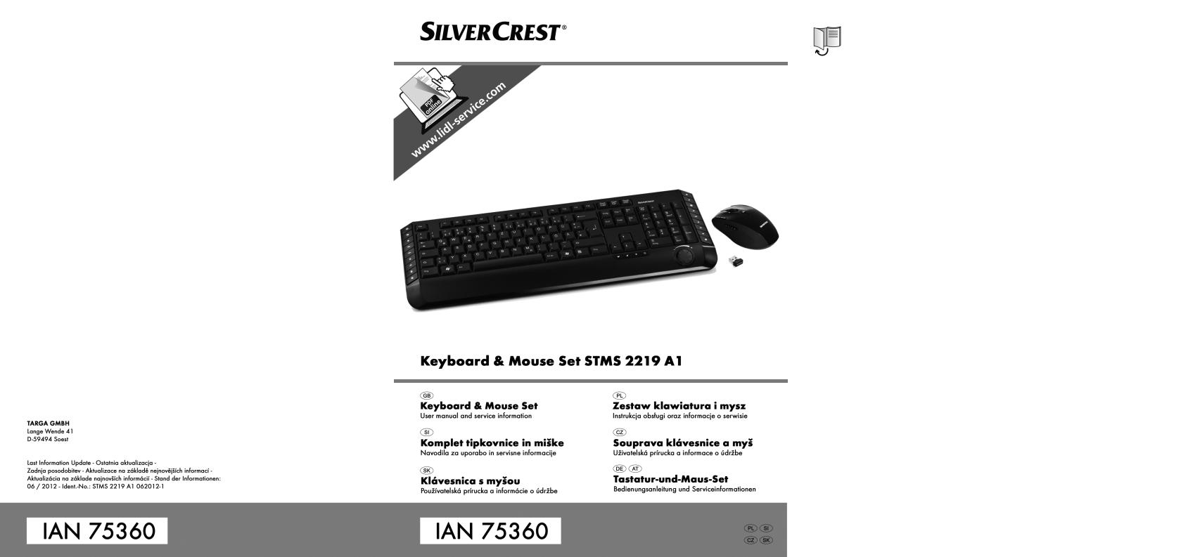 Silvercrest STMS 2219 A1 User Manual