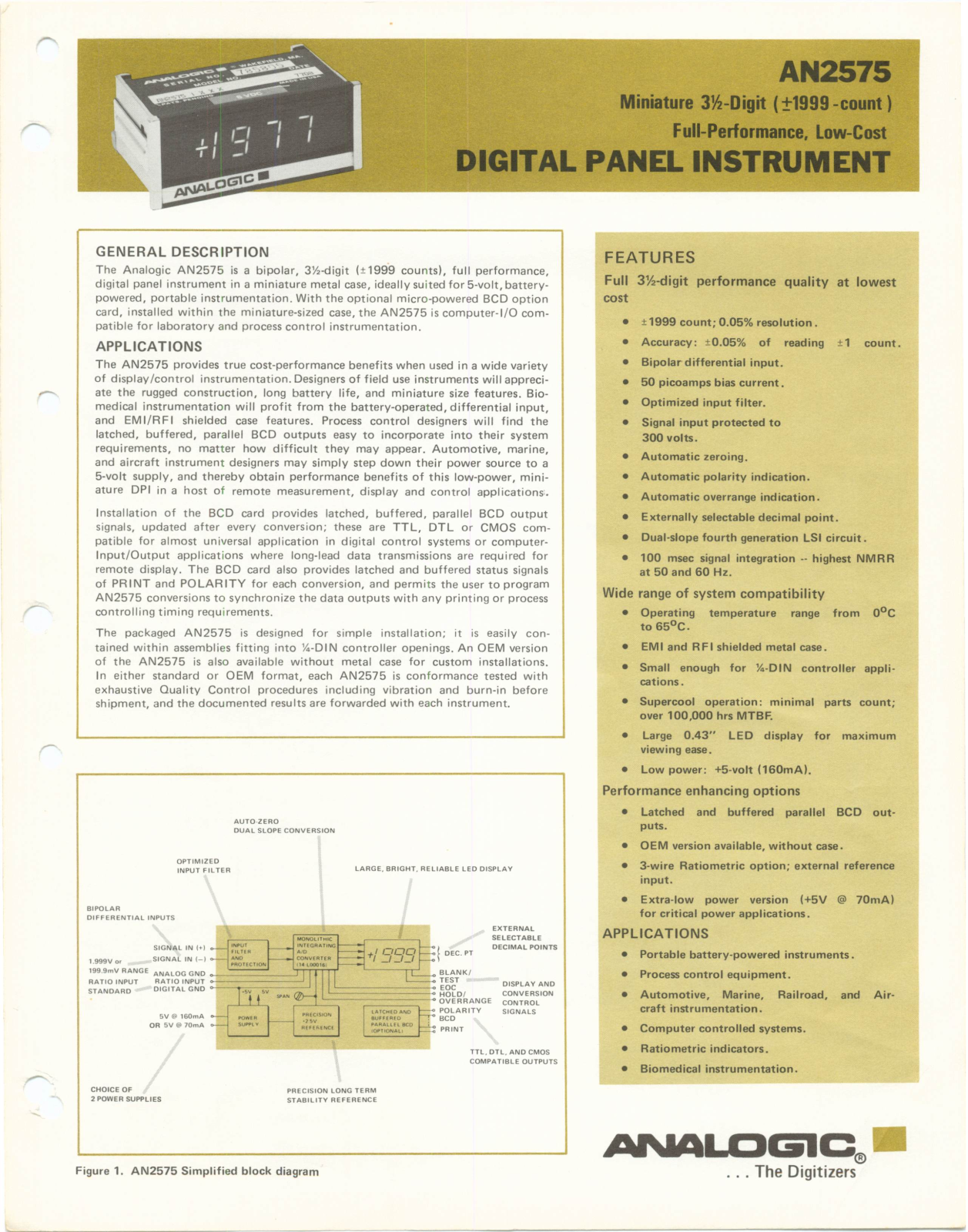 Analogic an2575 schematic - ManualMachine.com