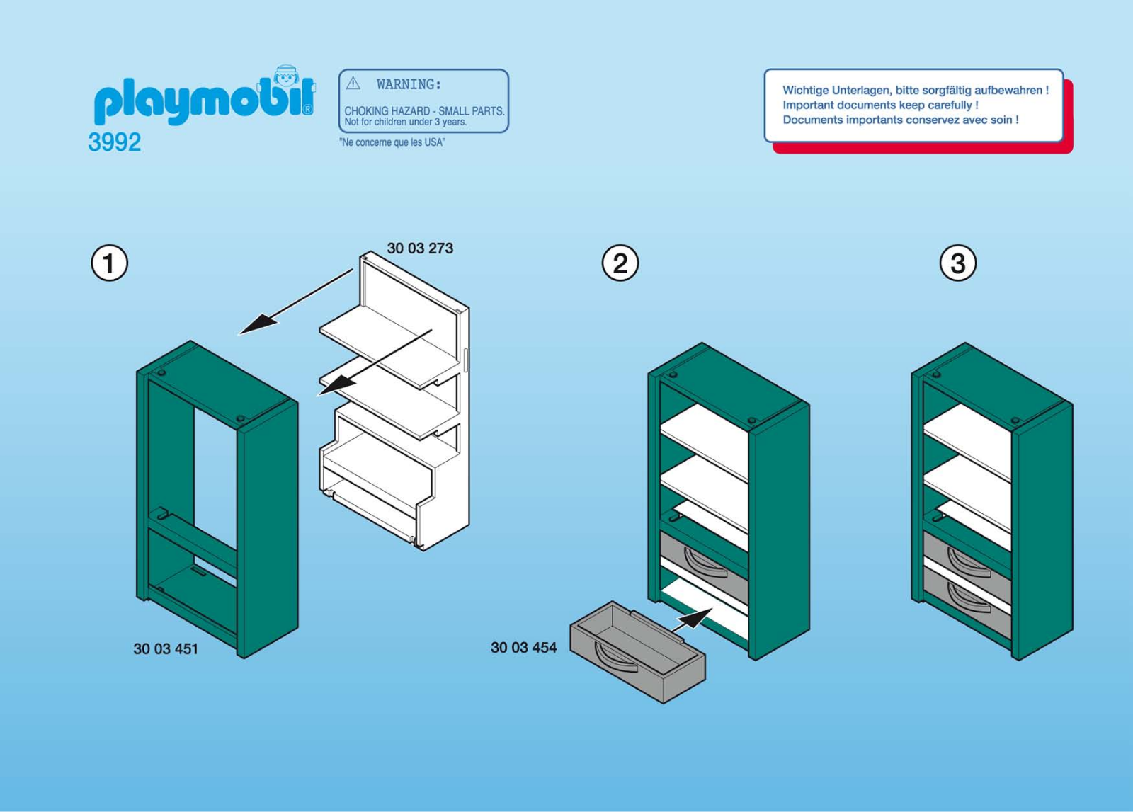 Playmobil 3992 Instructions