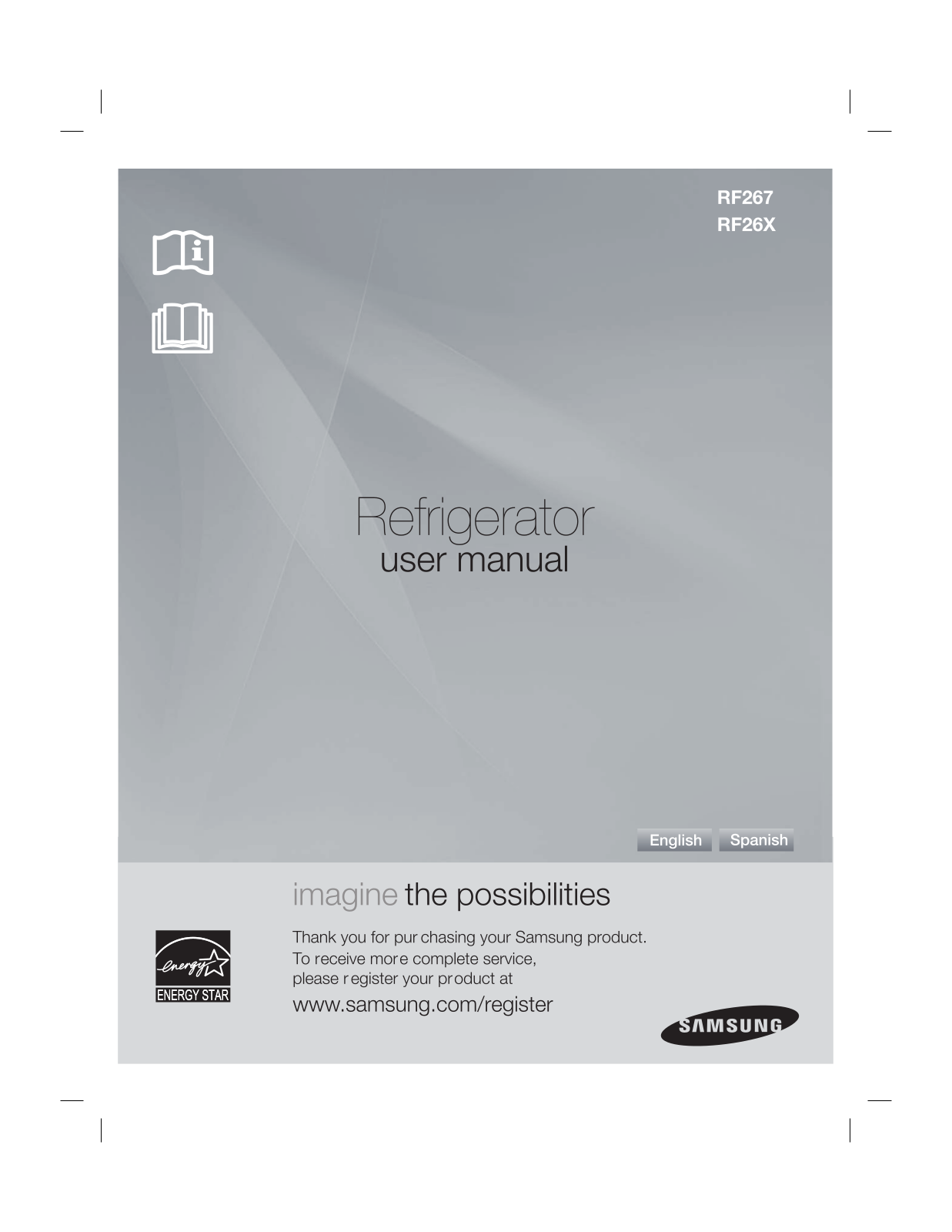 Samsung RF267AERS/XAA User Manual