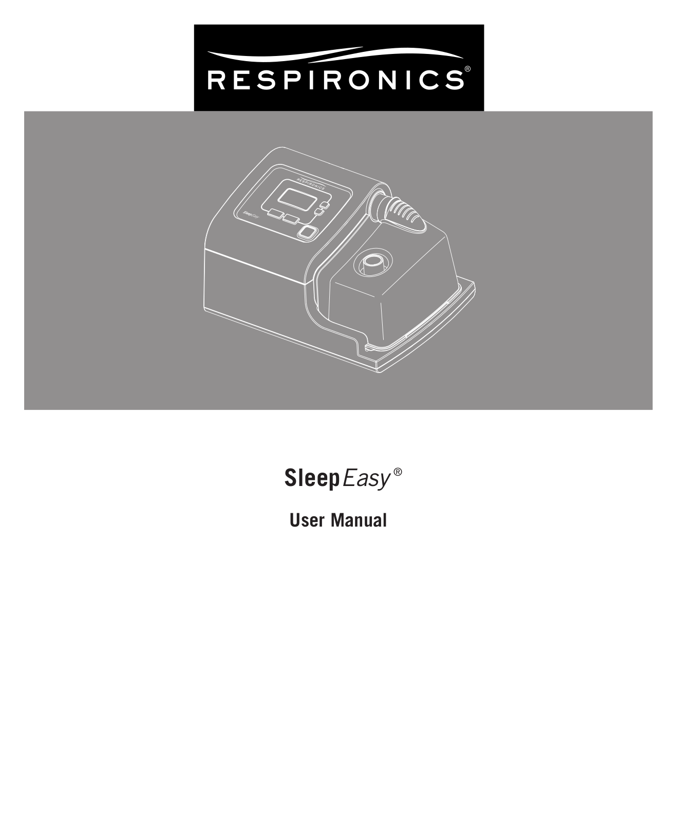 Respironics SLEEP EASY User Manual