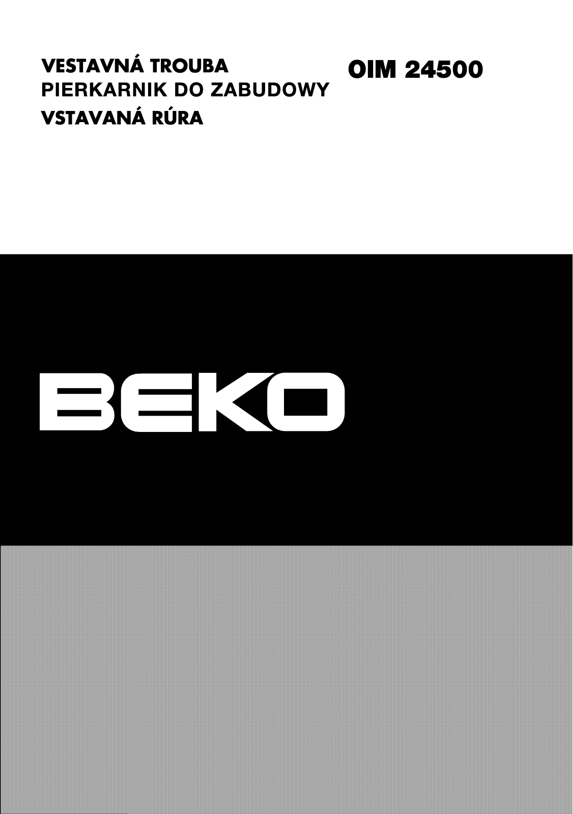 Beko OIM 24500 User Manual