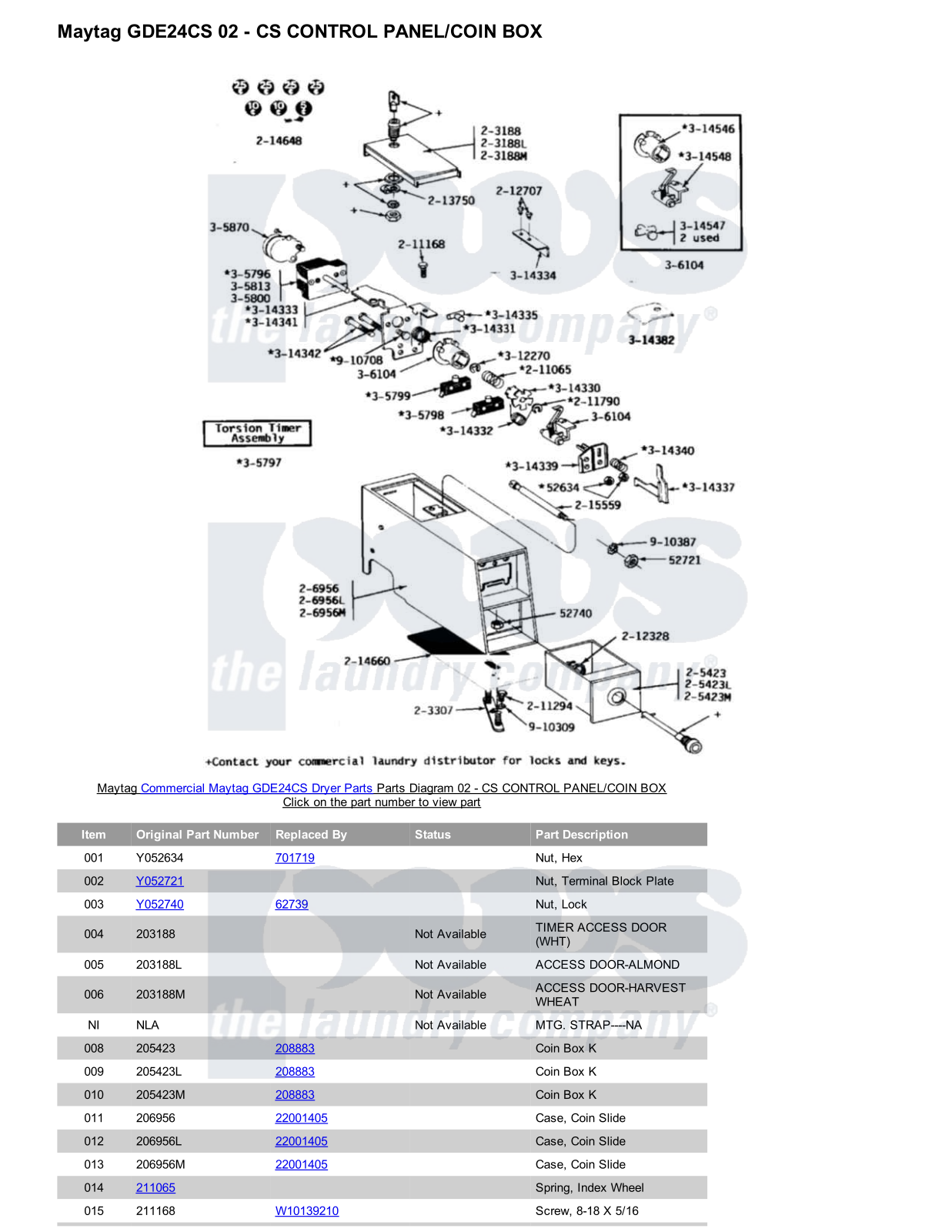 Maytag GDE24CS Parts Diagram