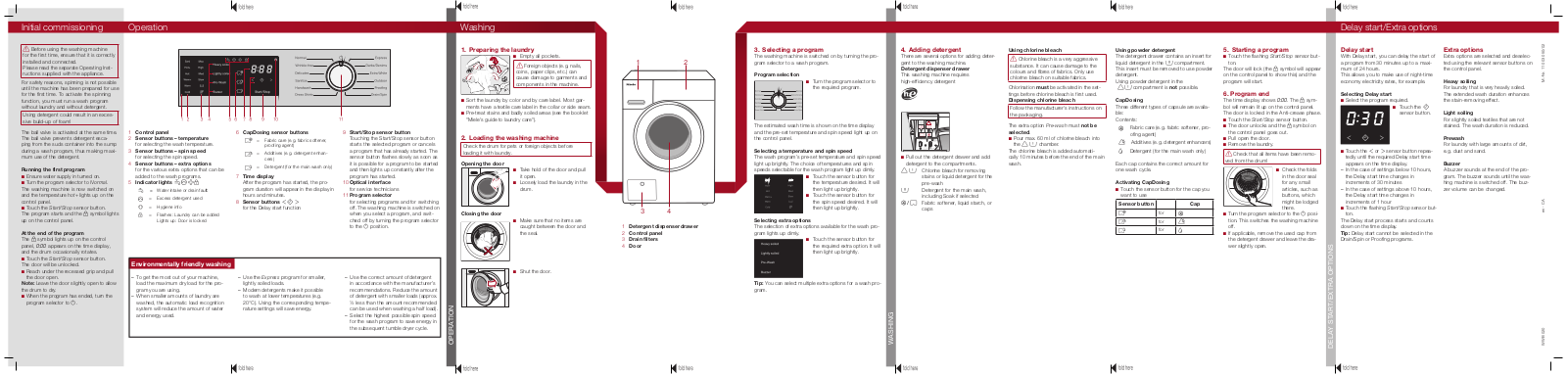 Miele WWB 020 Brief operating instructions