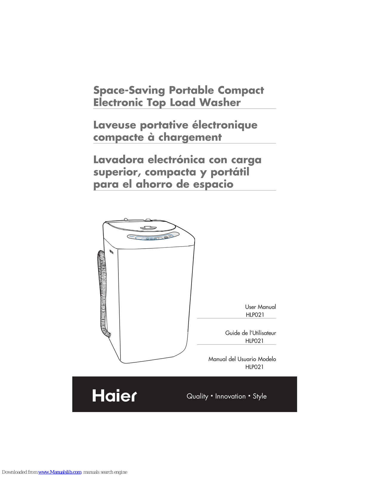 Haier HLP021 Owner’s Manual