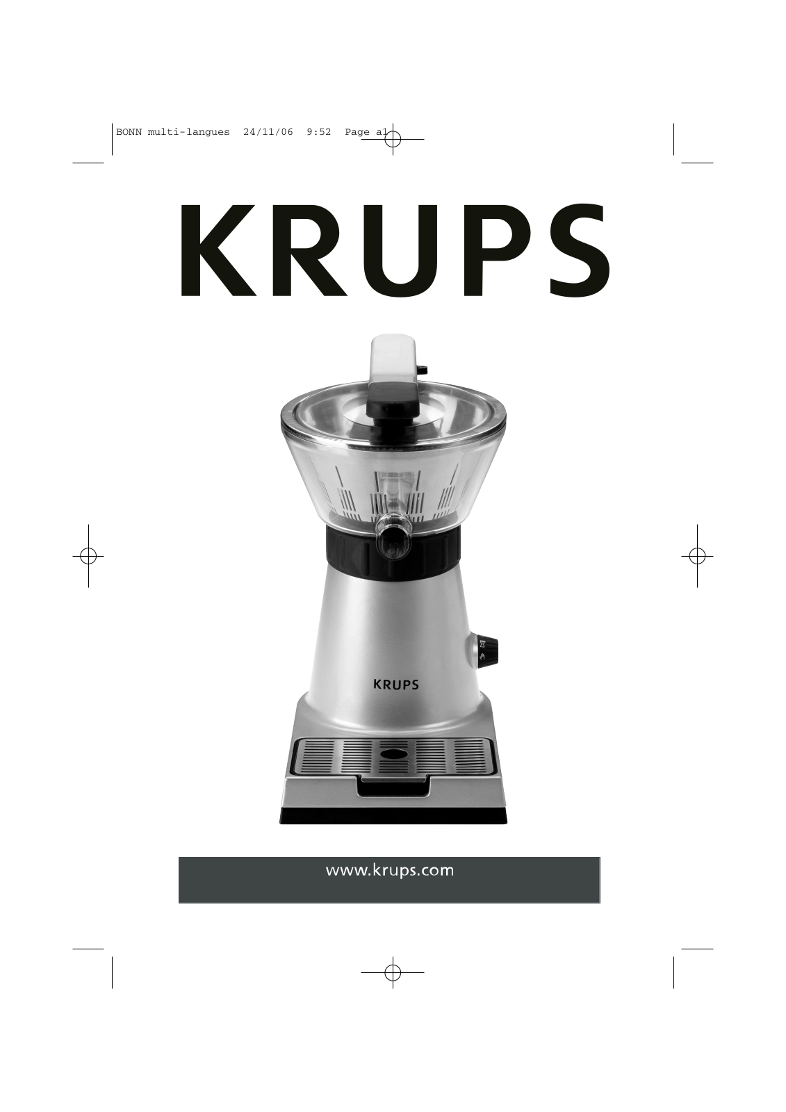 Krups ZX 70004 User Manual