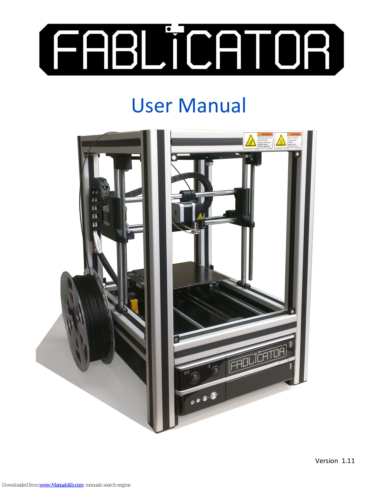 Fablicator FM1 User Manual - ManualMachine.com