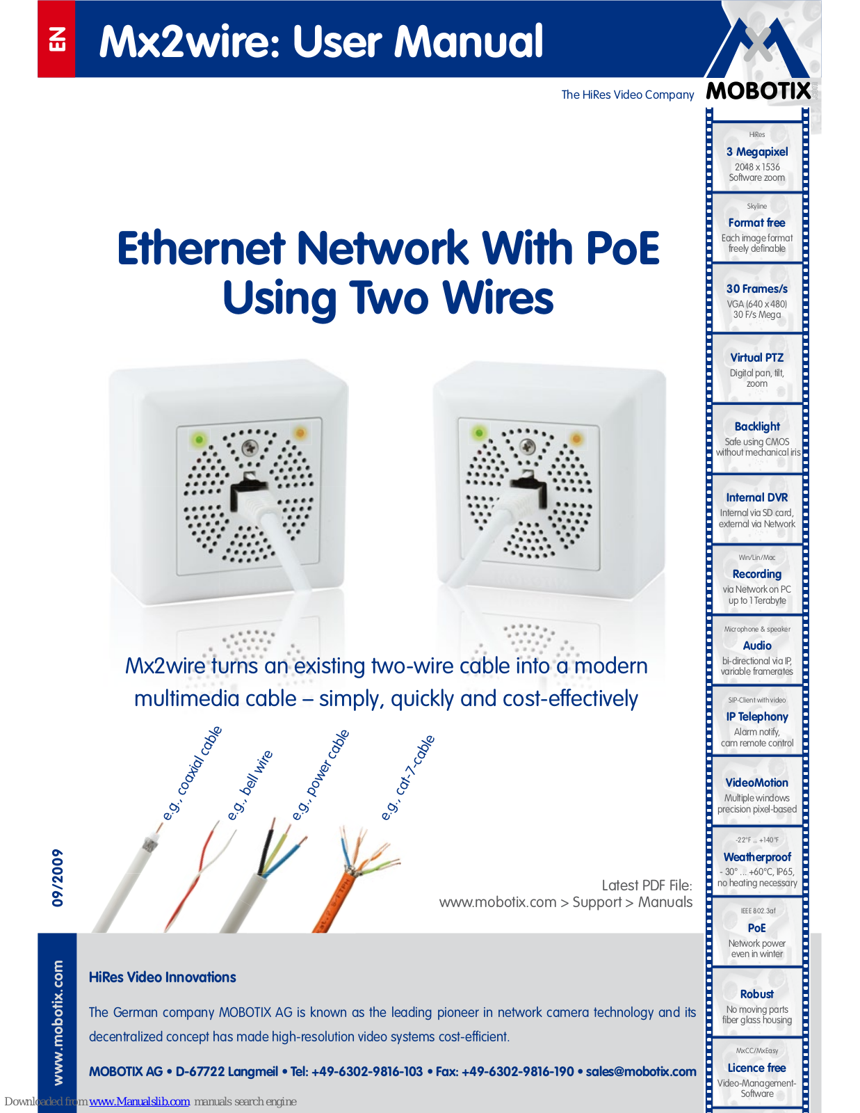 Mobotix Mx2wire User Manual