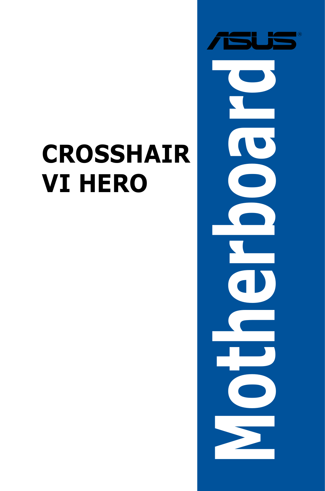 Asus Crosshair VI Hero User Manual