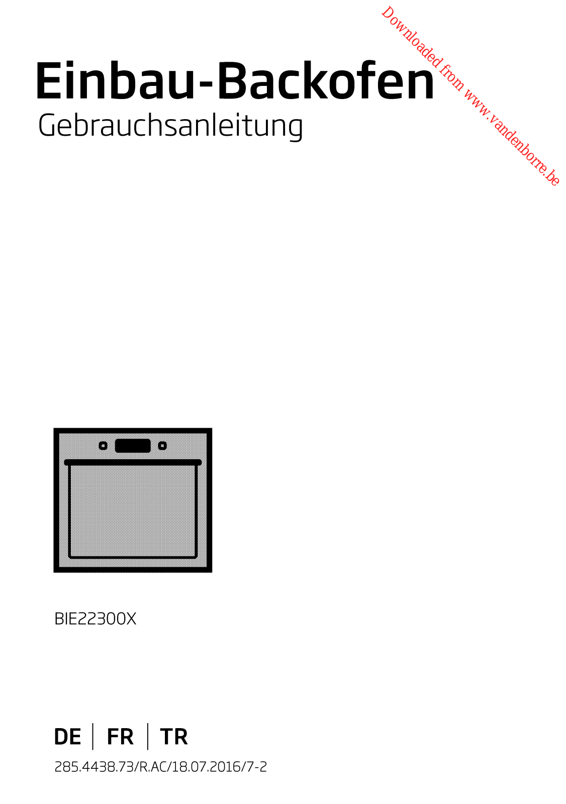 BEKO BIE 22300 X User Manual