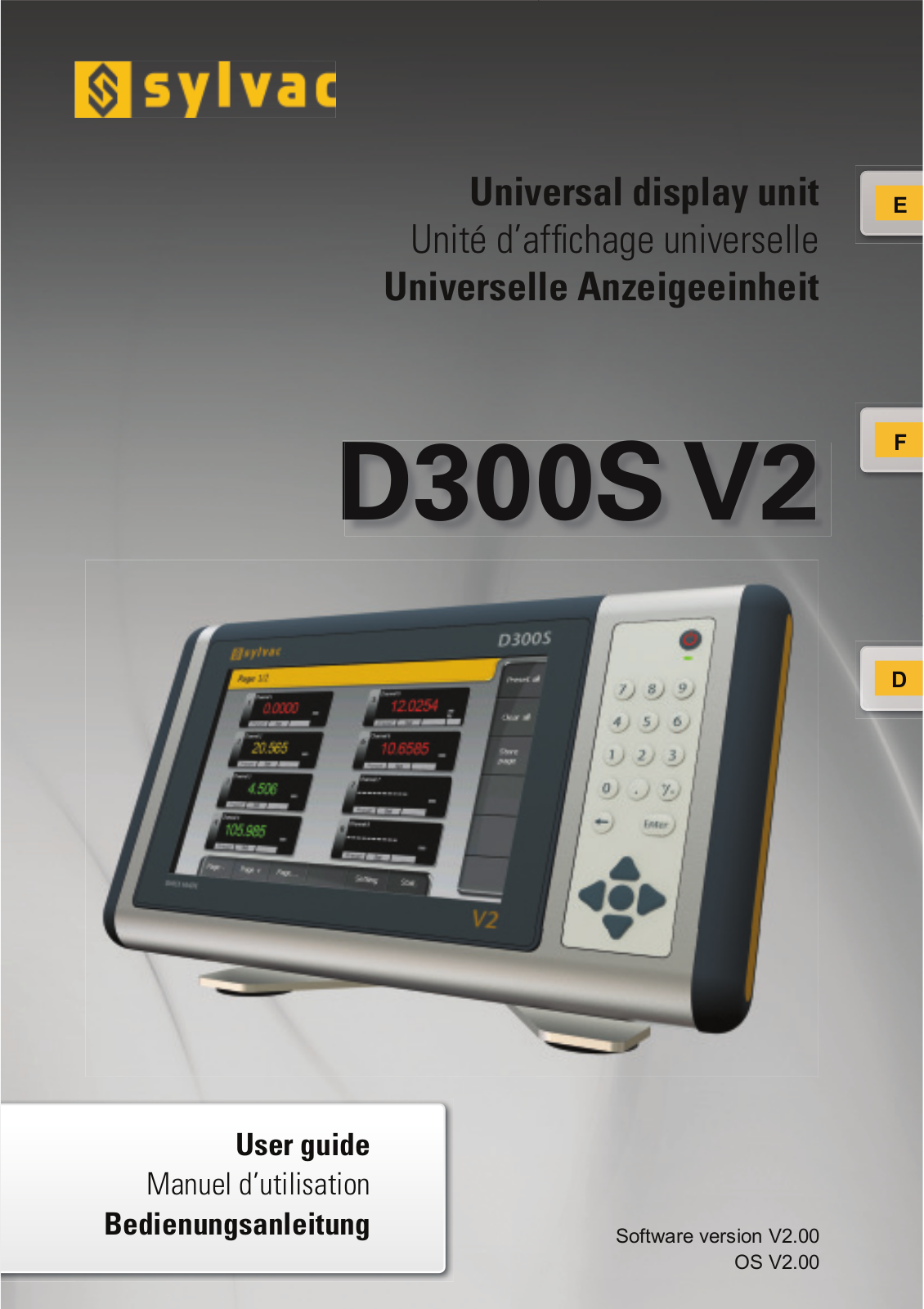 Sylvac D300S V2 User Manual