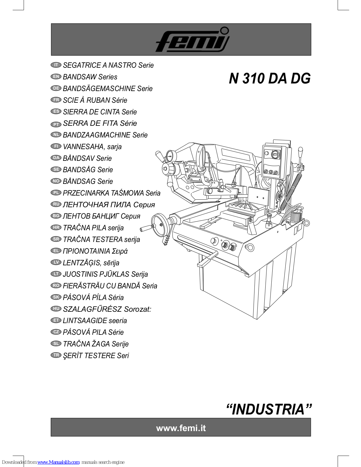 Femi N310 DADG User Manual