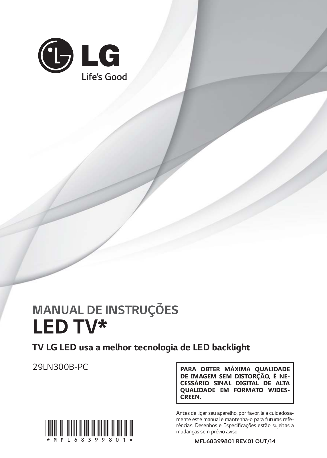 LG 29LN300B-PC User Manual