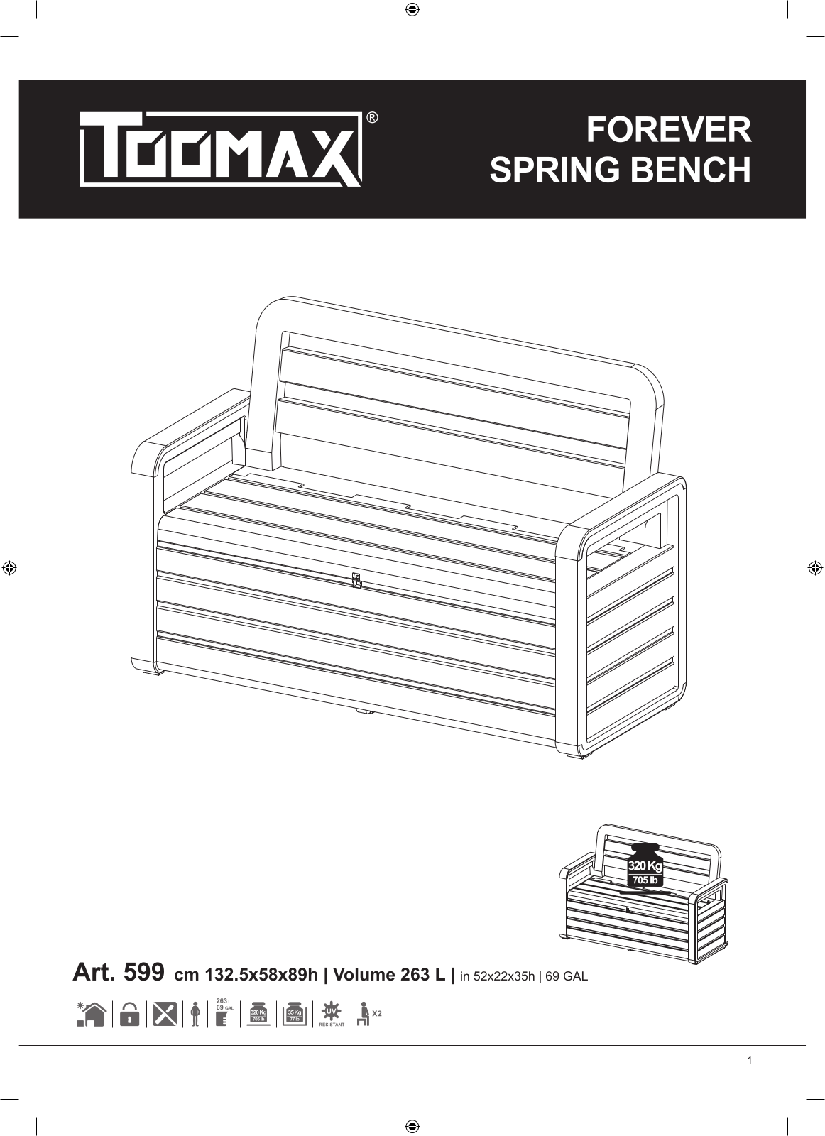 Toomax Forever Spring 2 User guide - ManualMachine.com