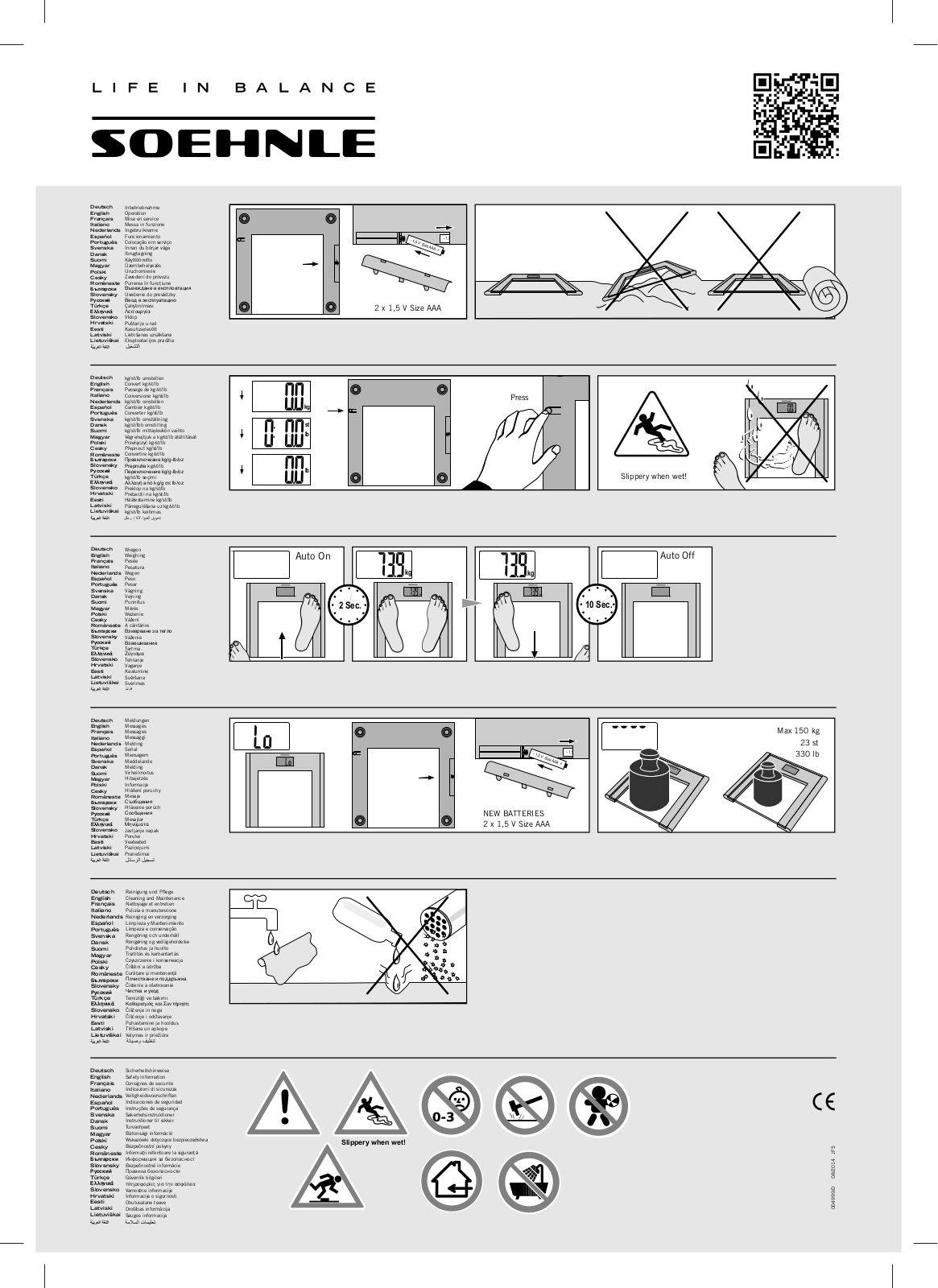 SOEHNLE 61350 Instruction Manual