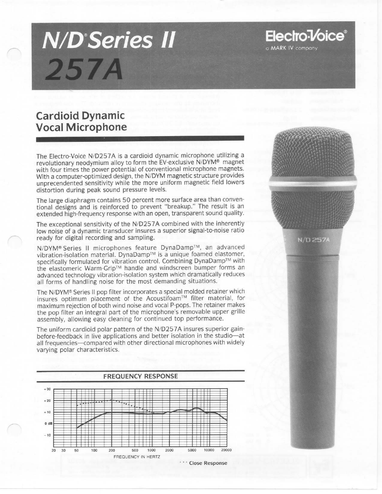 Electro-Voice N-D257A User Manual