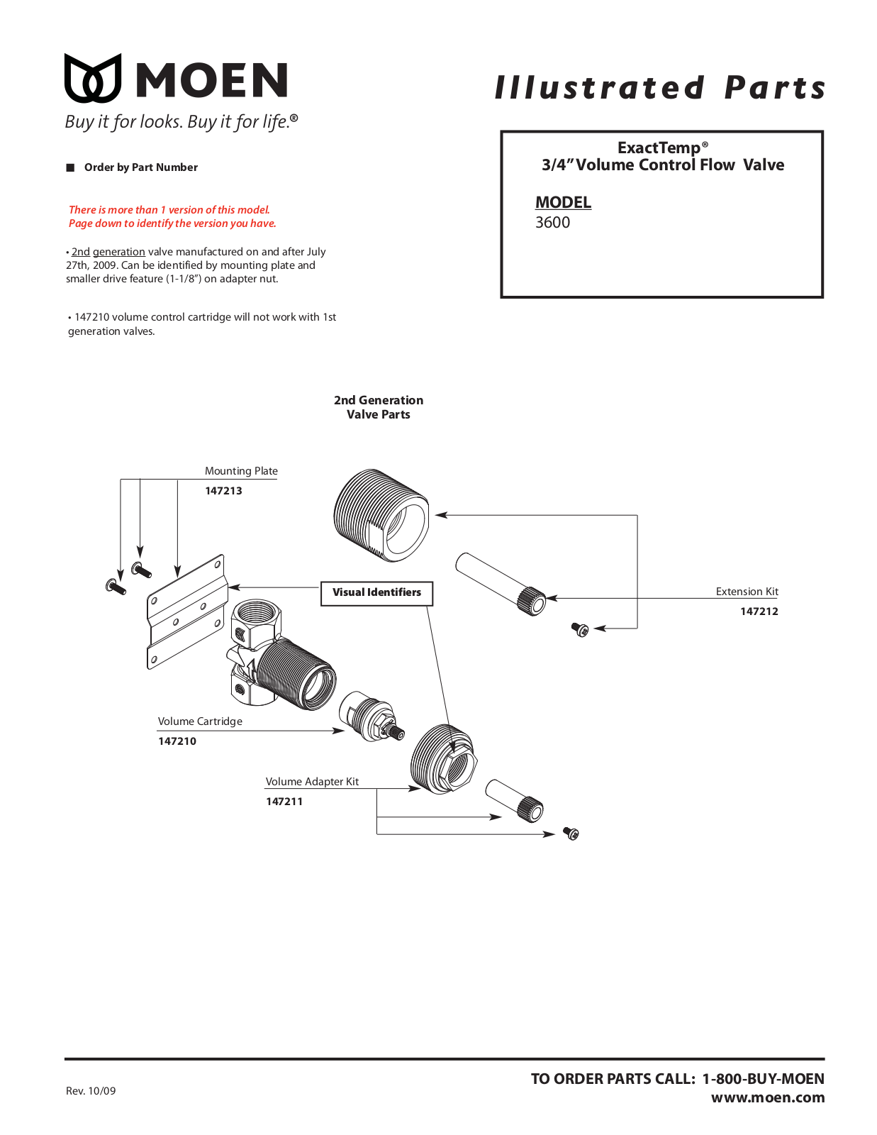 Moen MOE7744 Exploded Parts - ManualMachine.com