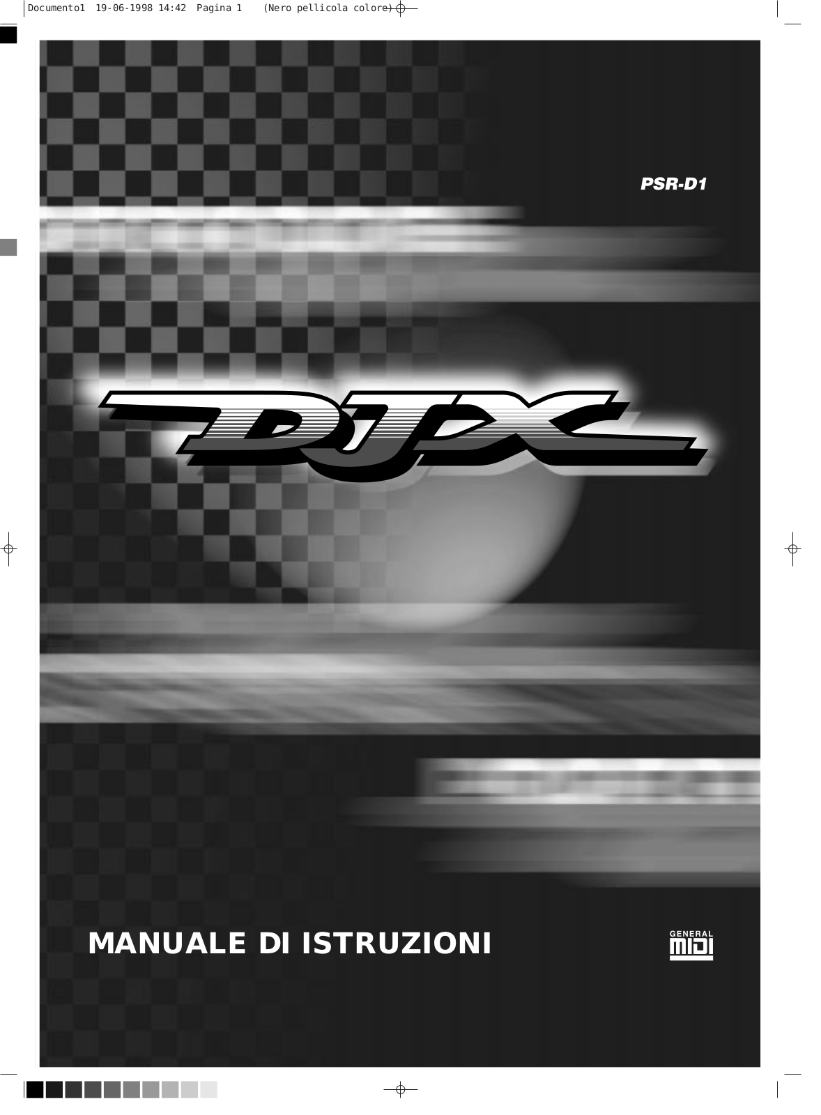 Yamaha DJX-PSR-D1 User Manual