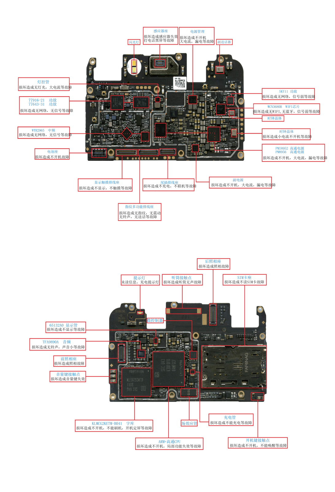 Oppo R9S Plus Schematics map