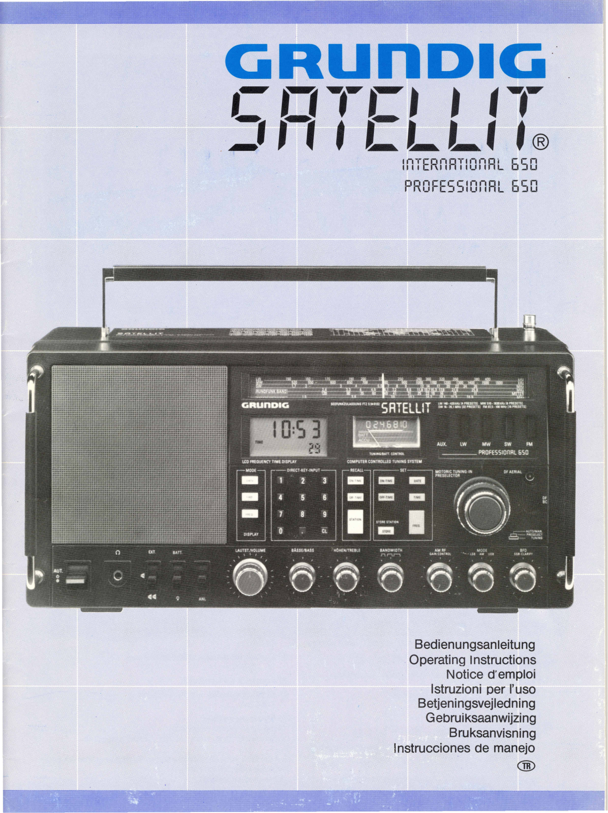 Grundig Satellit-650 Owners Manual