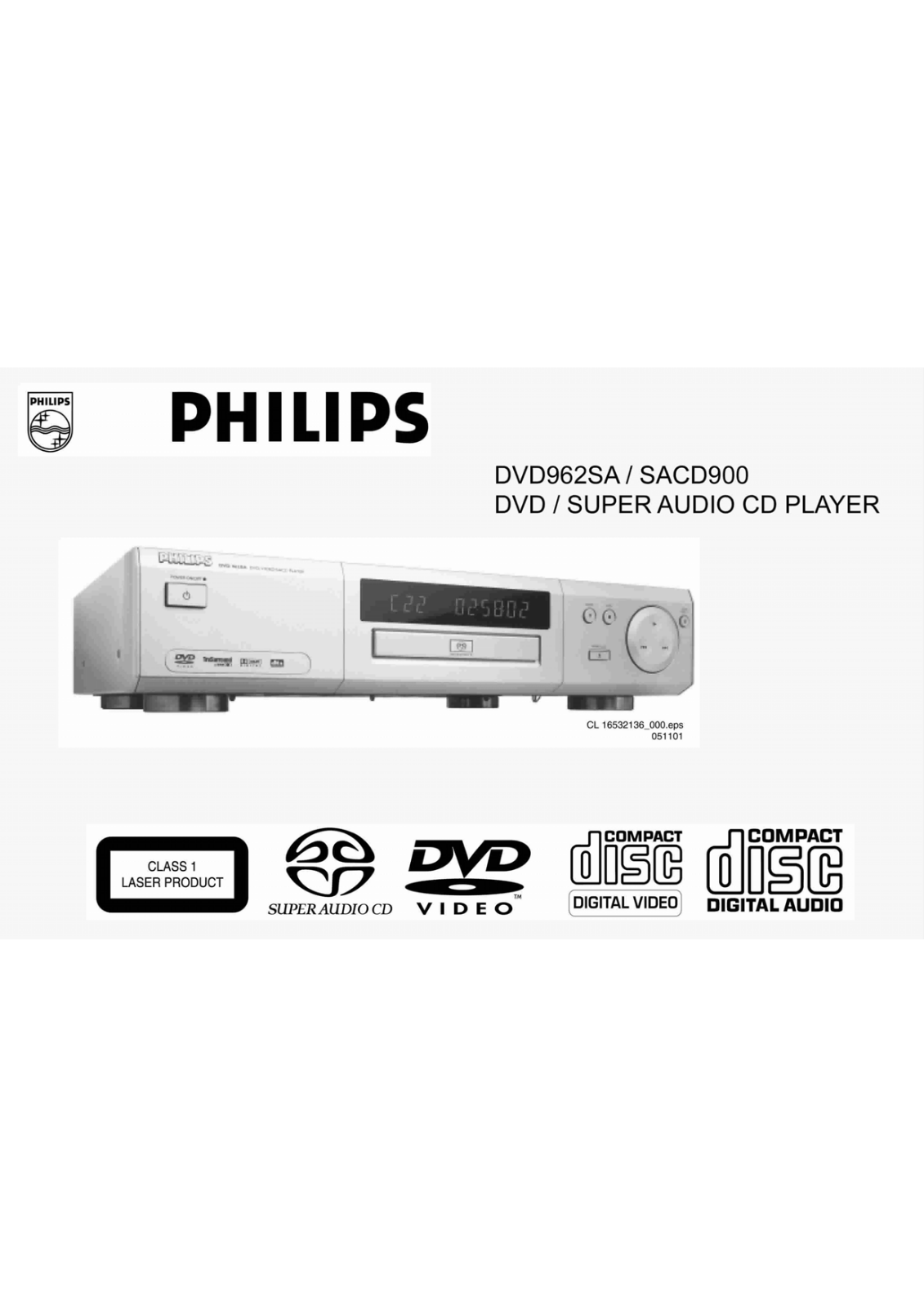 Philips dvd962sa_sm Datasheet - ManualMachine.com