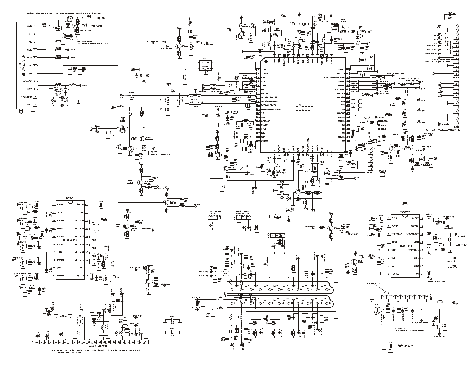 VESTEL AK33 Schematics if_video