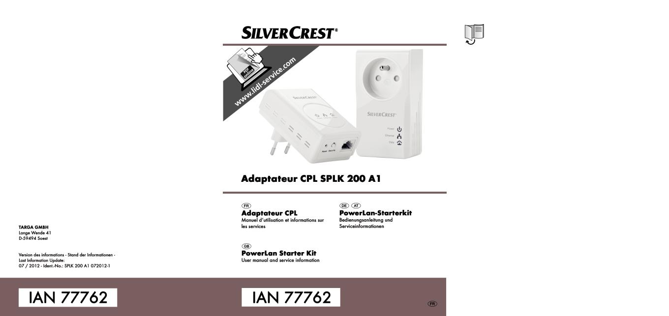 Silvercrest SPLK 200 A1 User Manual