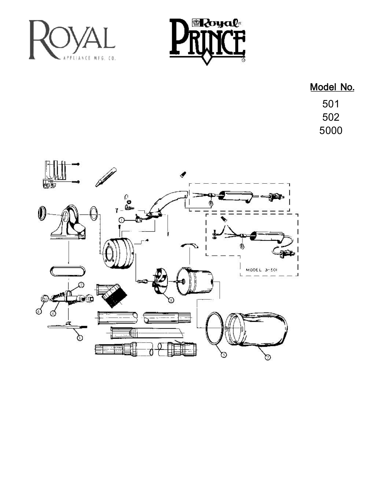 Royal 502 Owner's Manual