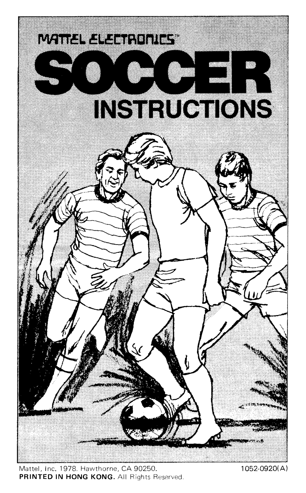 Mattel Soccer User Guide