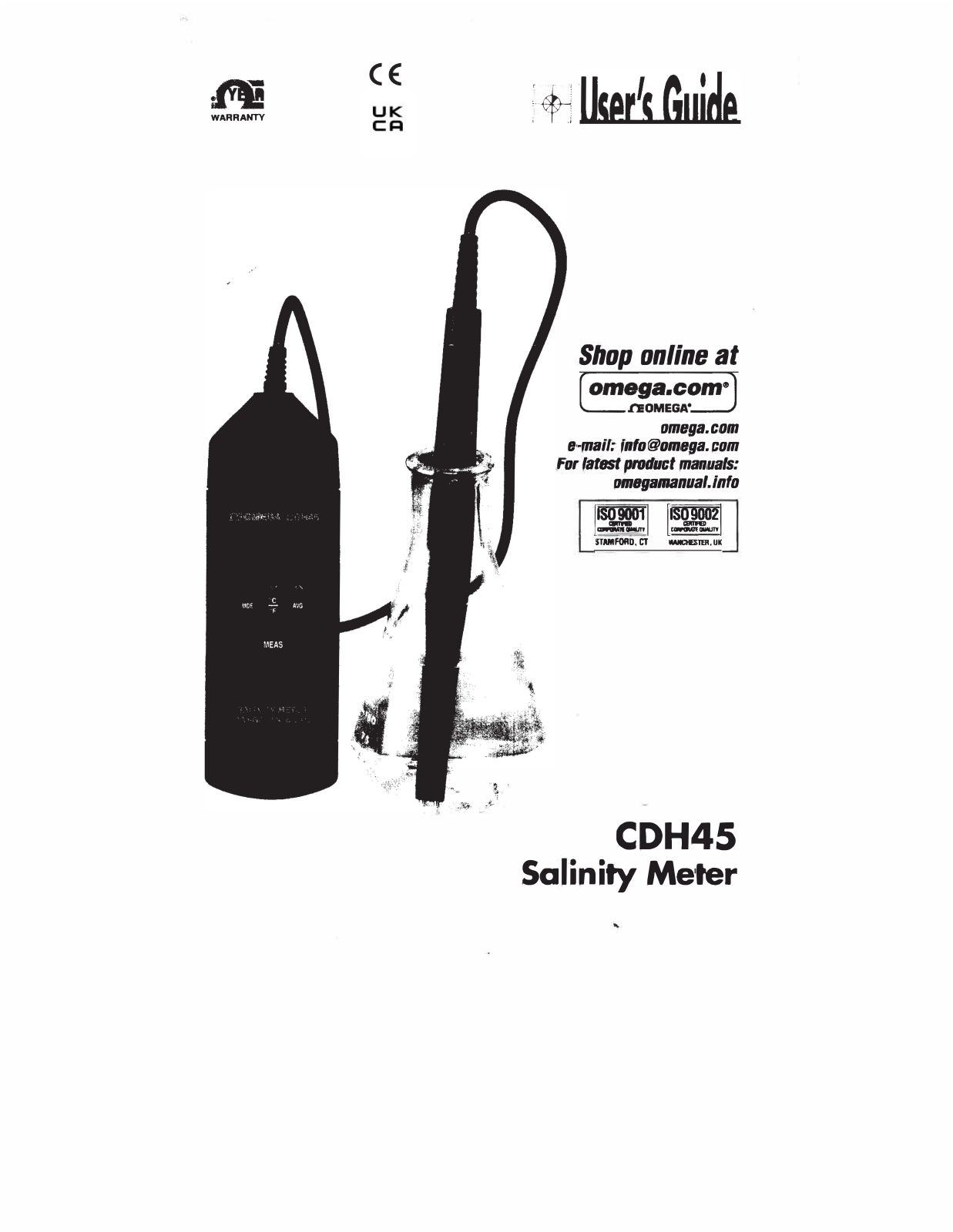 Omega CDH45 User guide - ManualMachine.com
