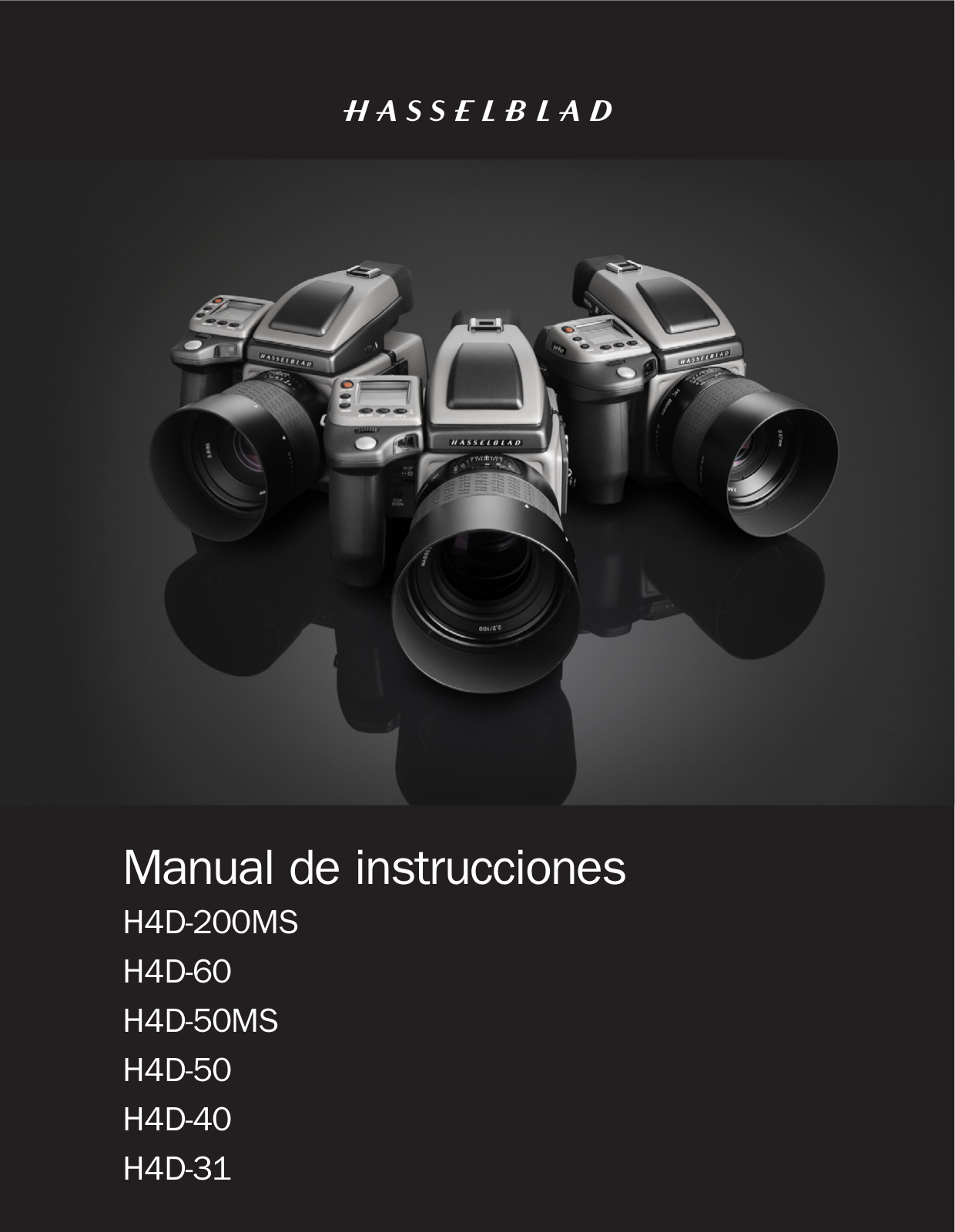 Hasselblad H4D Instruction Manual