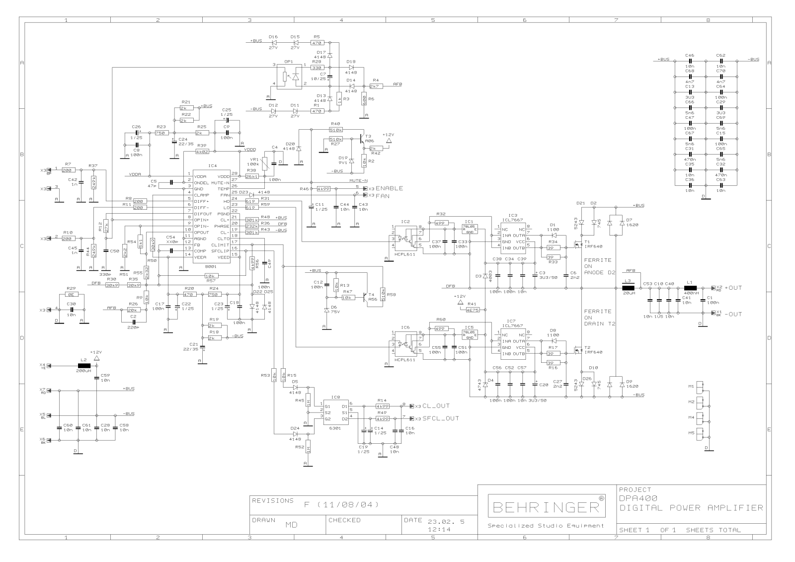 Behringer pmh-5000-dpa400 User Manual