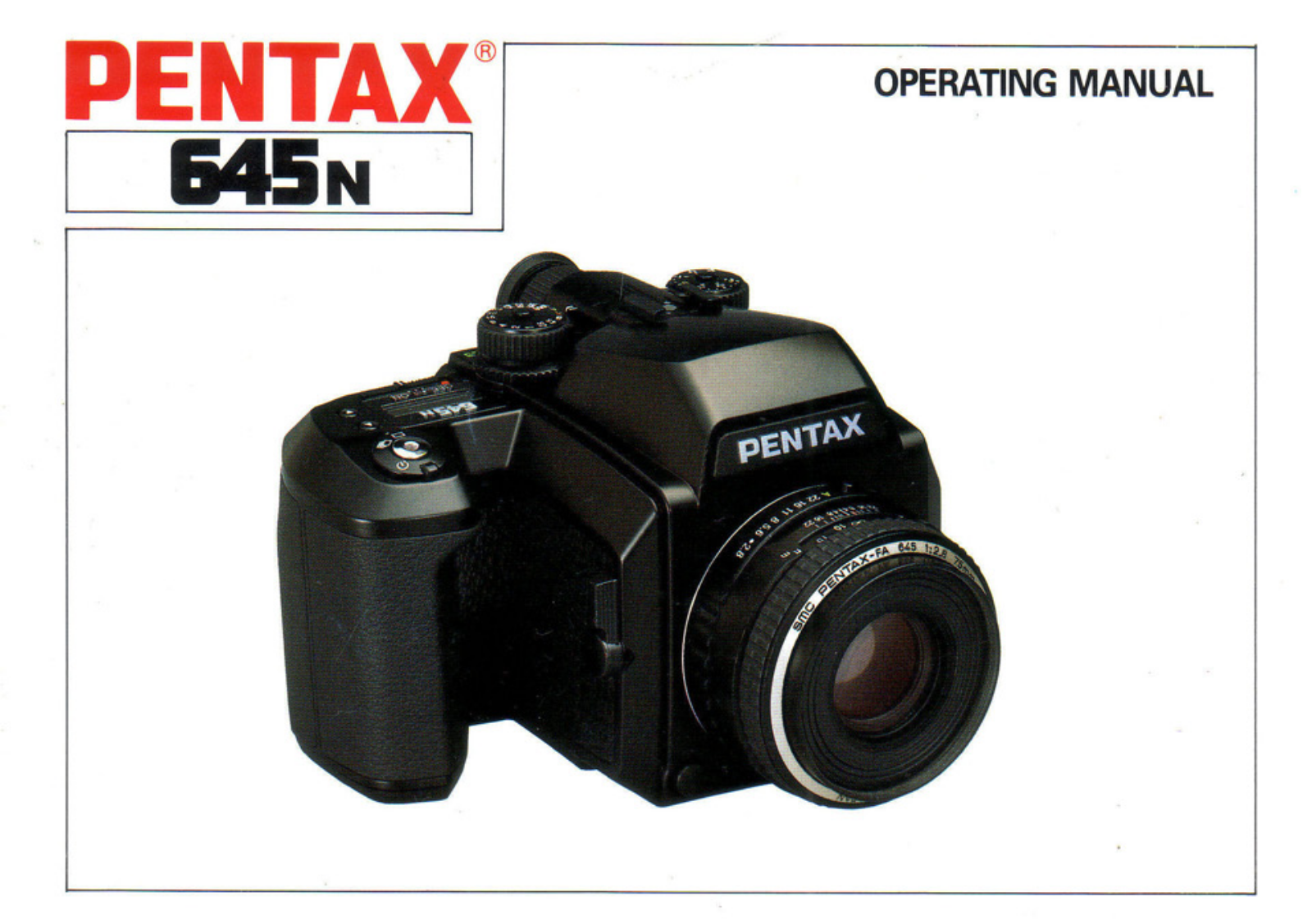 Pentax 645N Operating Manual