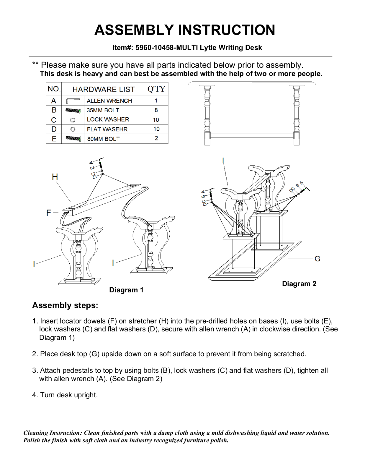 Hooker 5960-10446-MULTI Instructions - ManualMachine.com