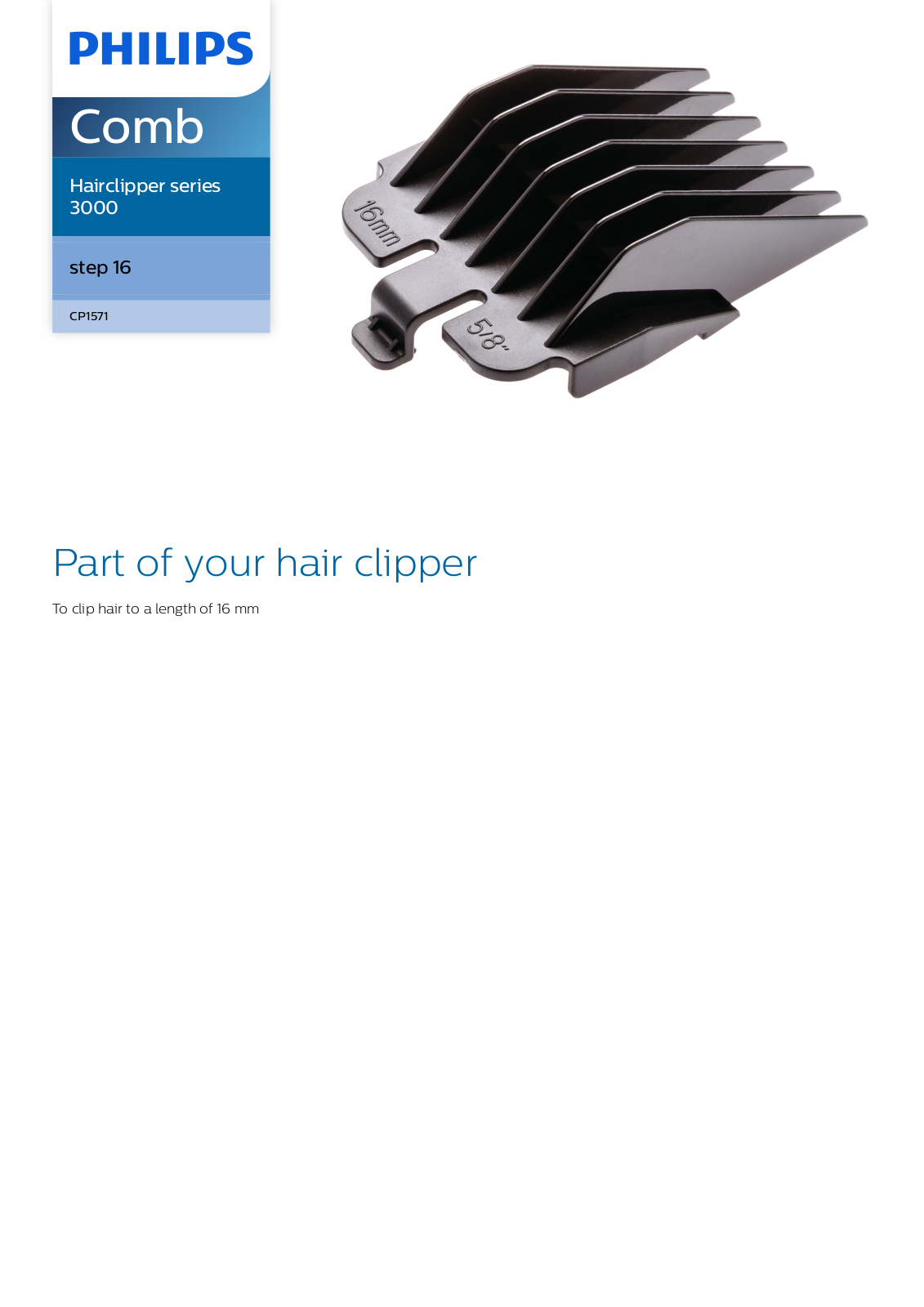 Philips CP1571/01 leaflet - ManualMachine.com