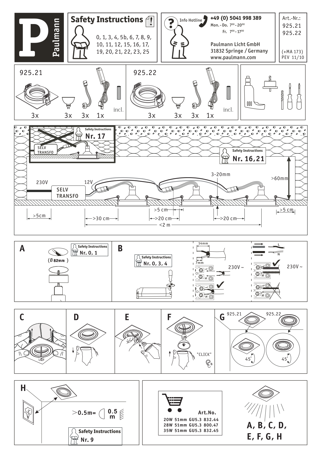 Paulmann 925.22 User Manual - ManualMachine.com